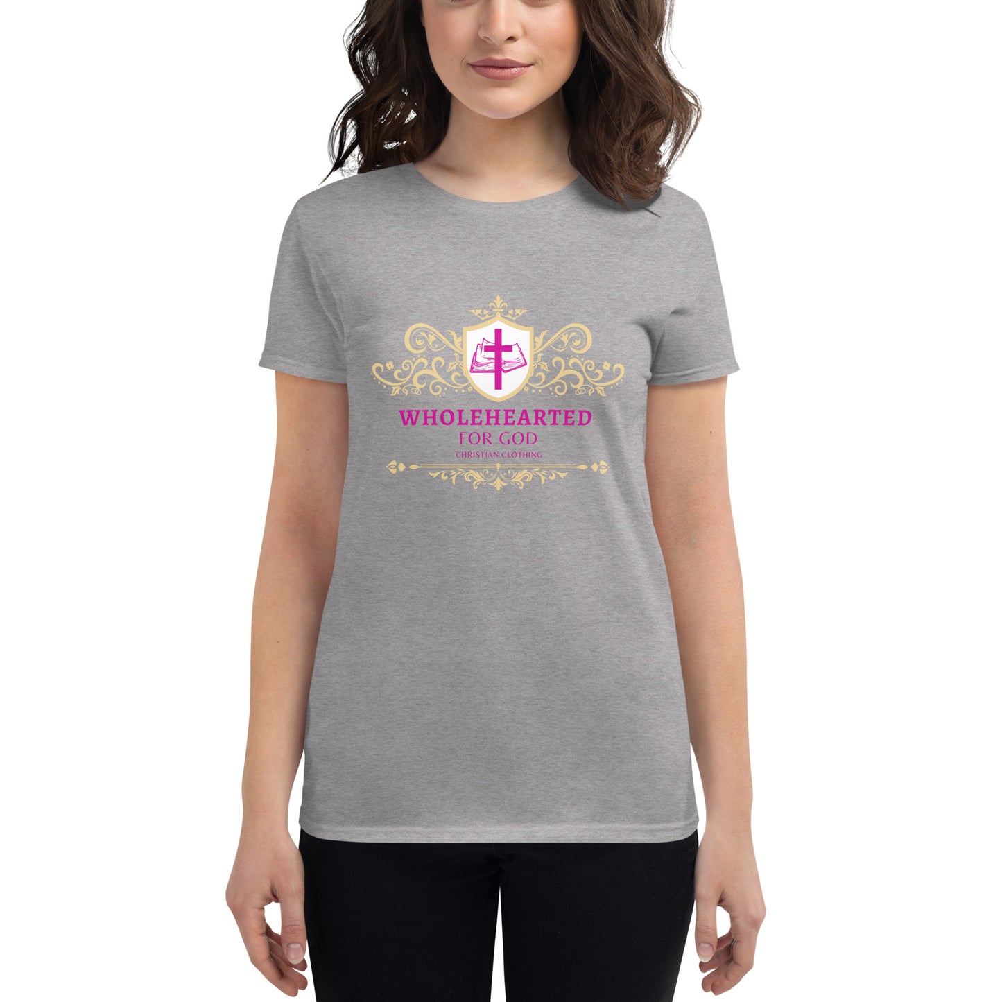 Wholehearted for God short sleeve t-shirt