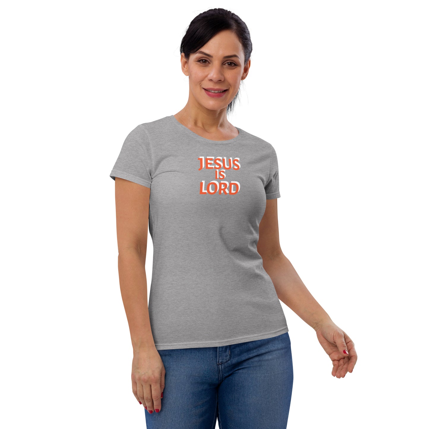 Jesus is Lord - Women's short sleeve t-shirt