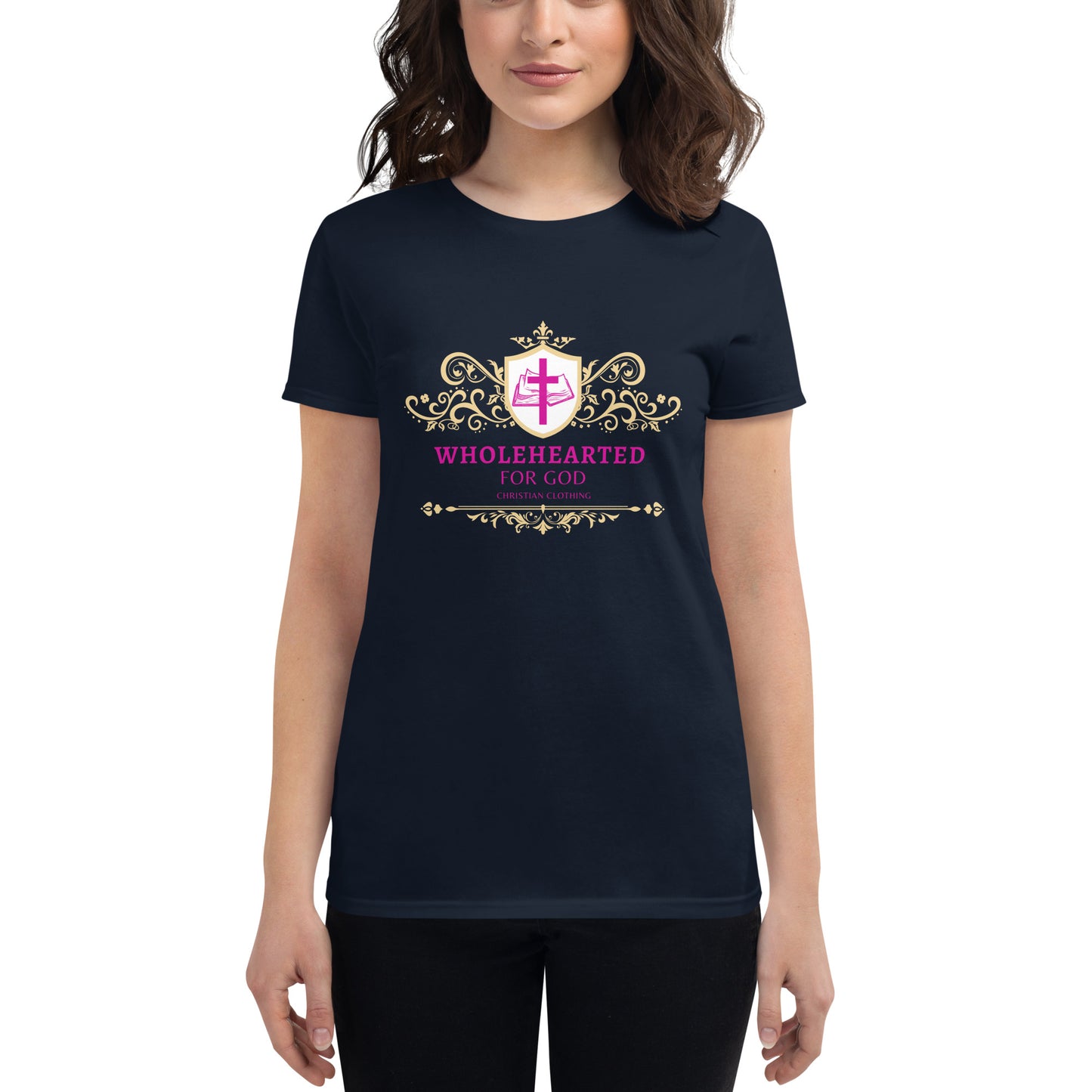 Wholehearted for God short sleeve t-shirt