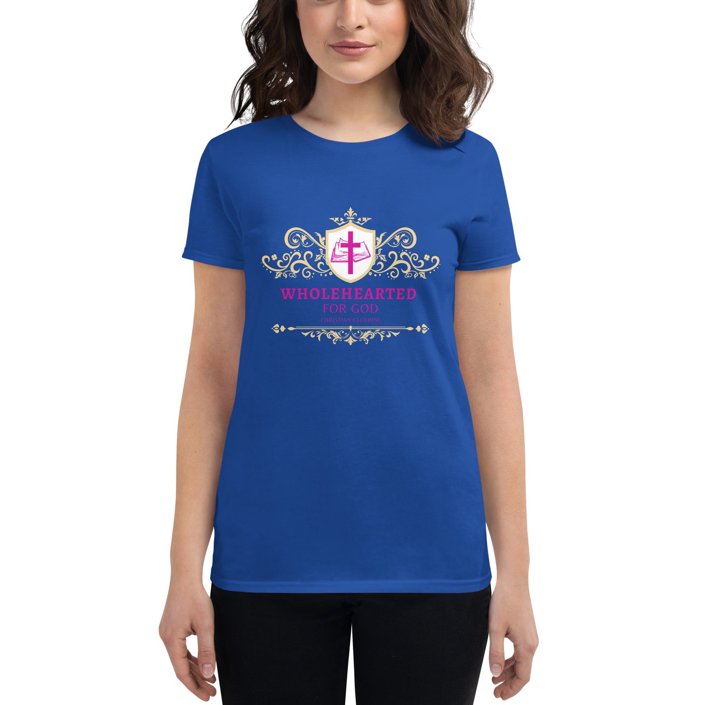 Wholehearted for God short sleeve t-shirt