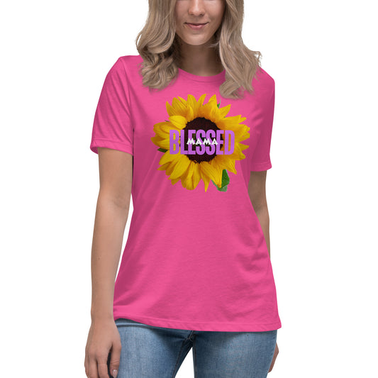 Blessed Mama - Women's Relaxed T-Shirt