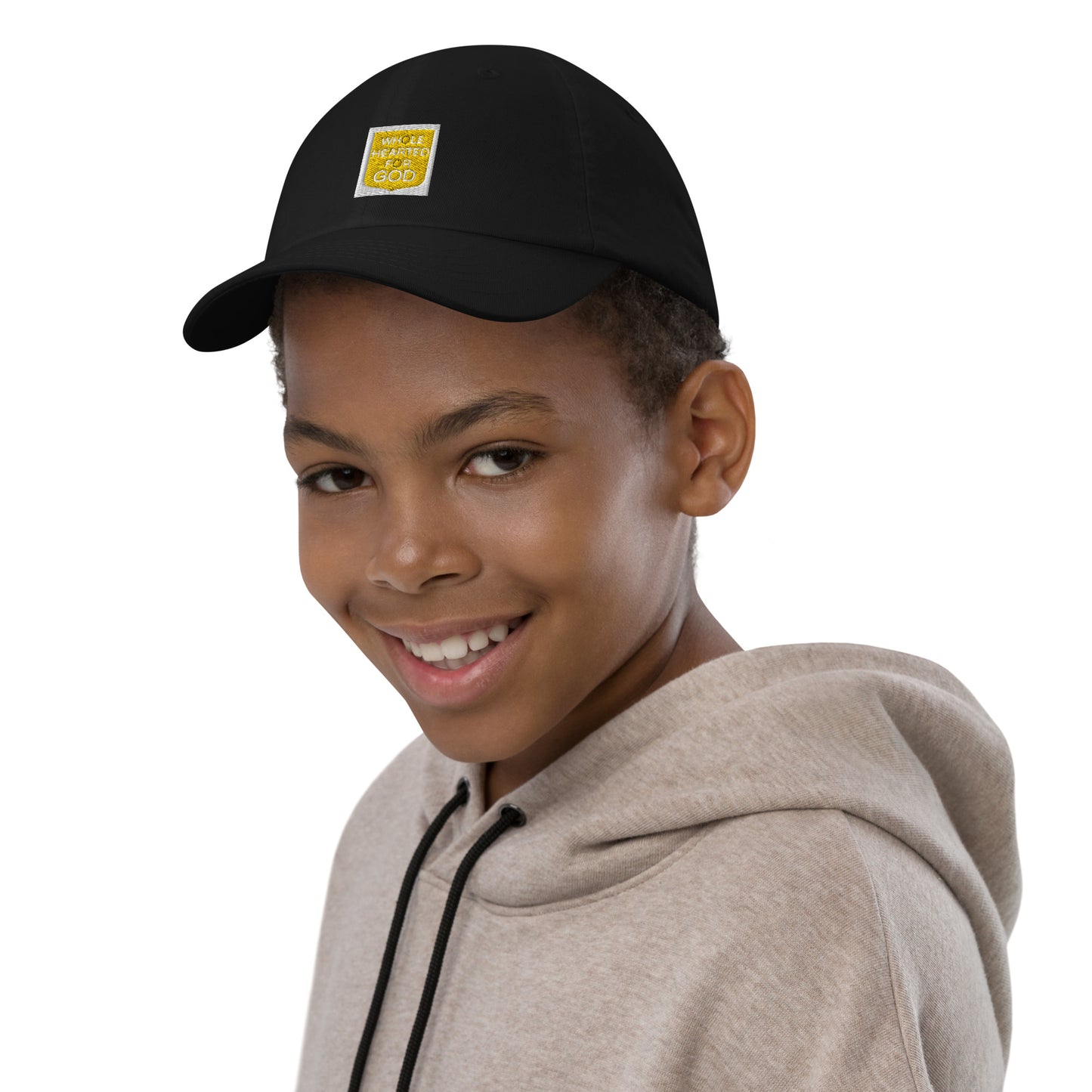 Wholehearted for God - Youth baseball cap