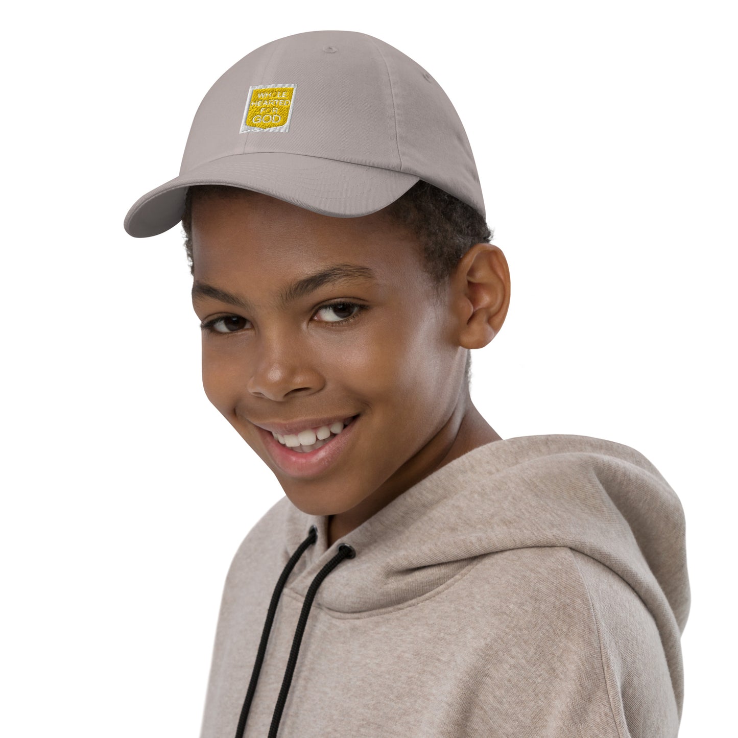 Wholehearted for God - Youth baseball cap