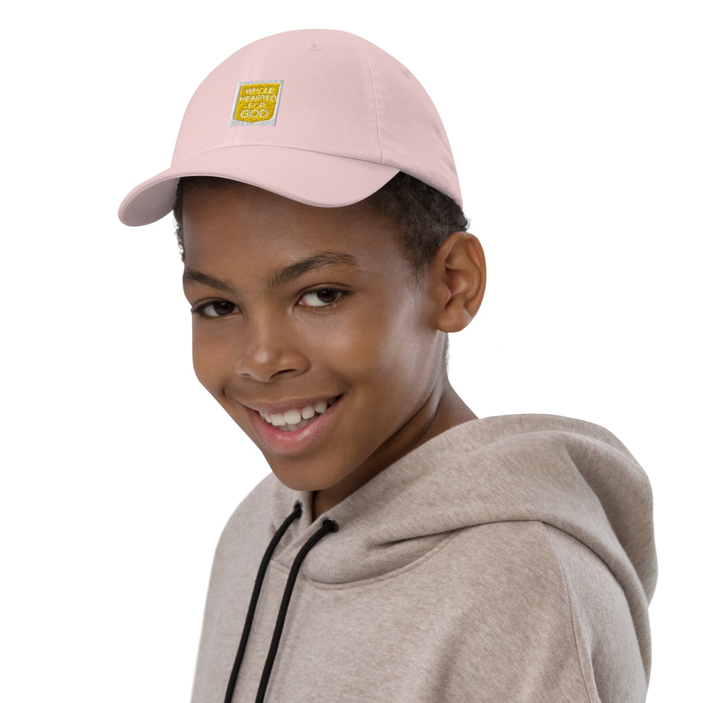 Wholehearted for God - Youth baseball cap