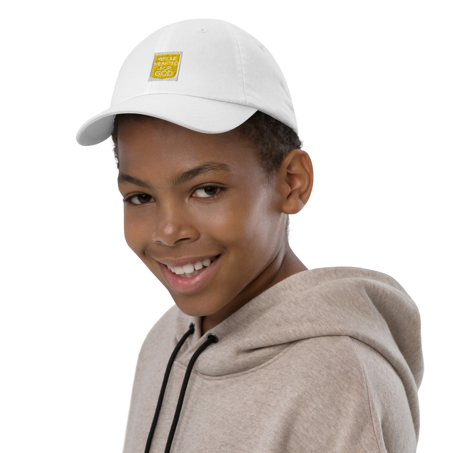 Wholehearted for God - Youth baseball cap