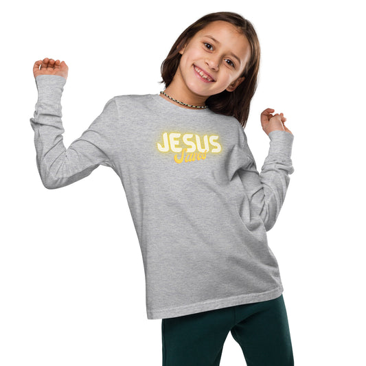 Jesus Saves - Youth long sleeve tee