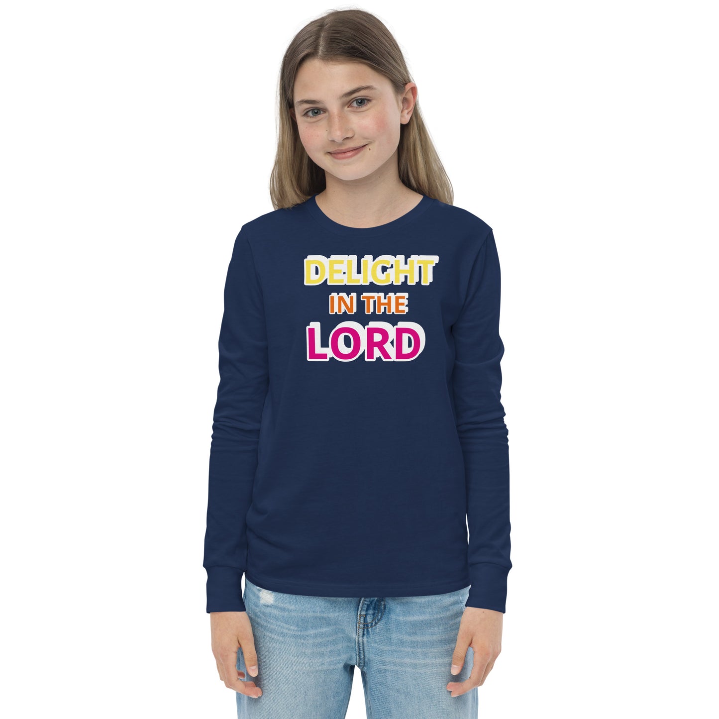 Delight In The LORD - Youth long sleeve tee