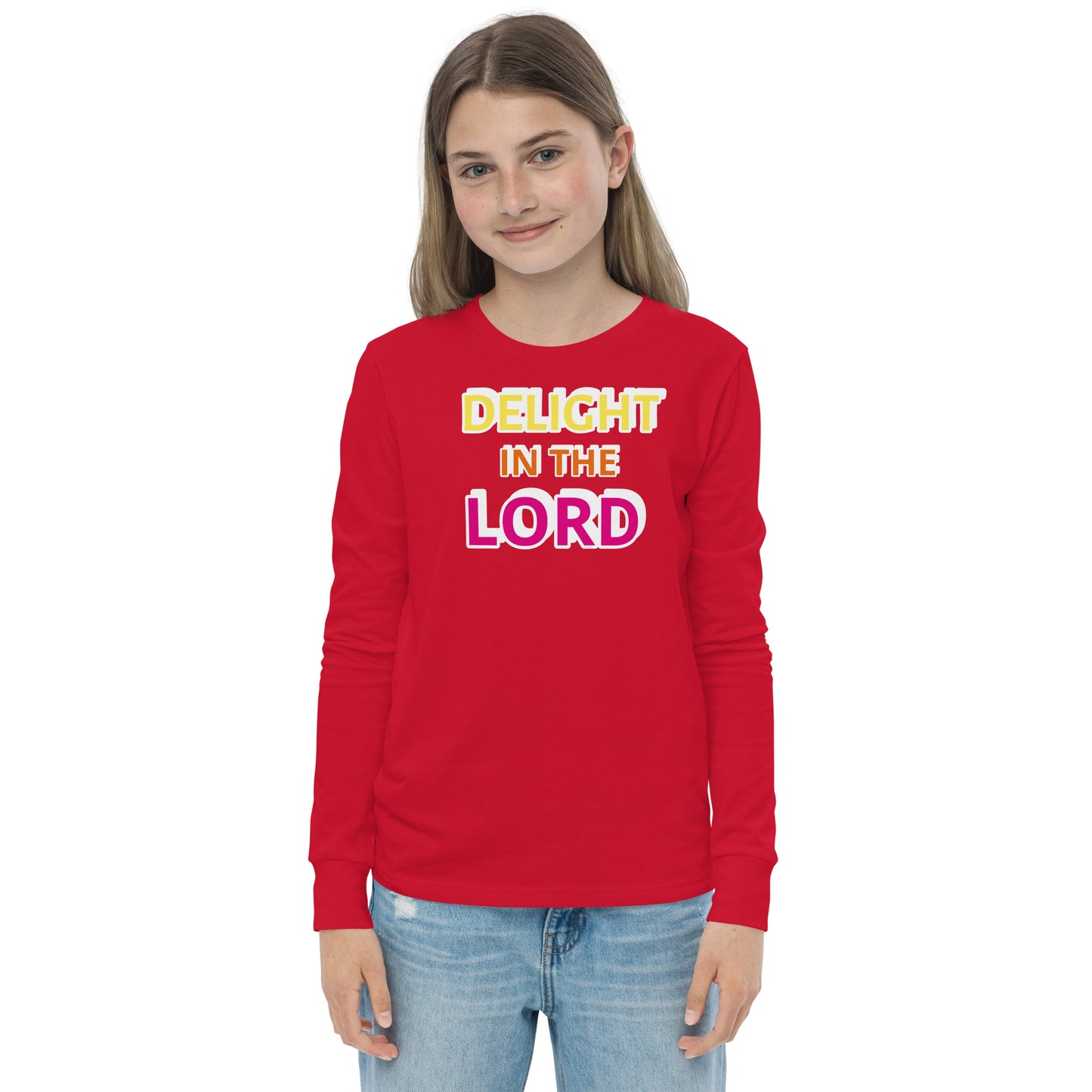 Delight In The LORD - Youth long sleeve tee