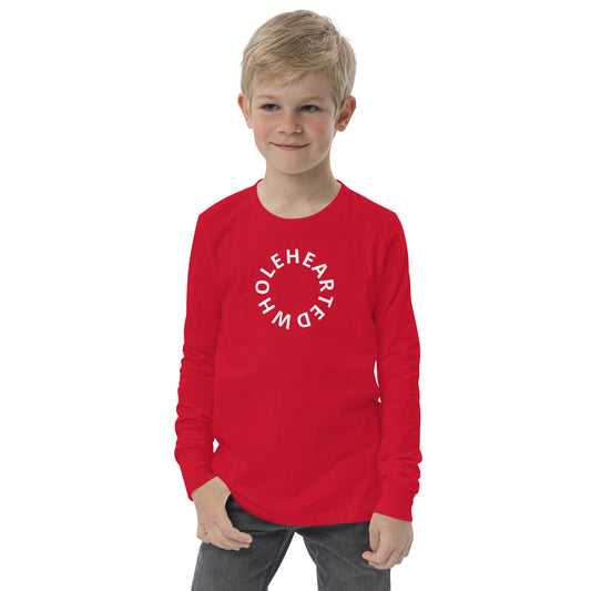 Wholehearted for God - Youth long sleeve tee