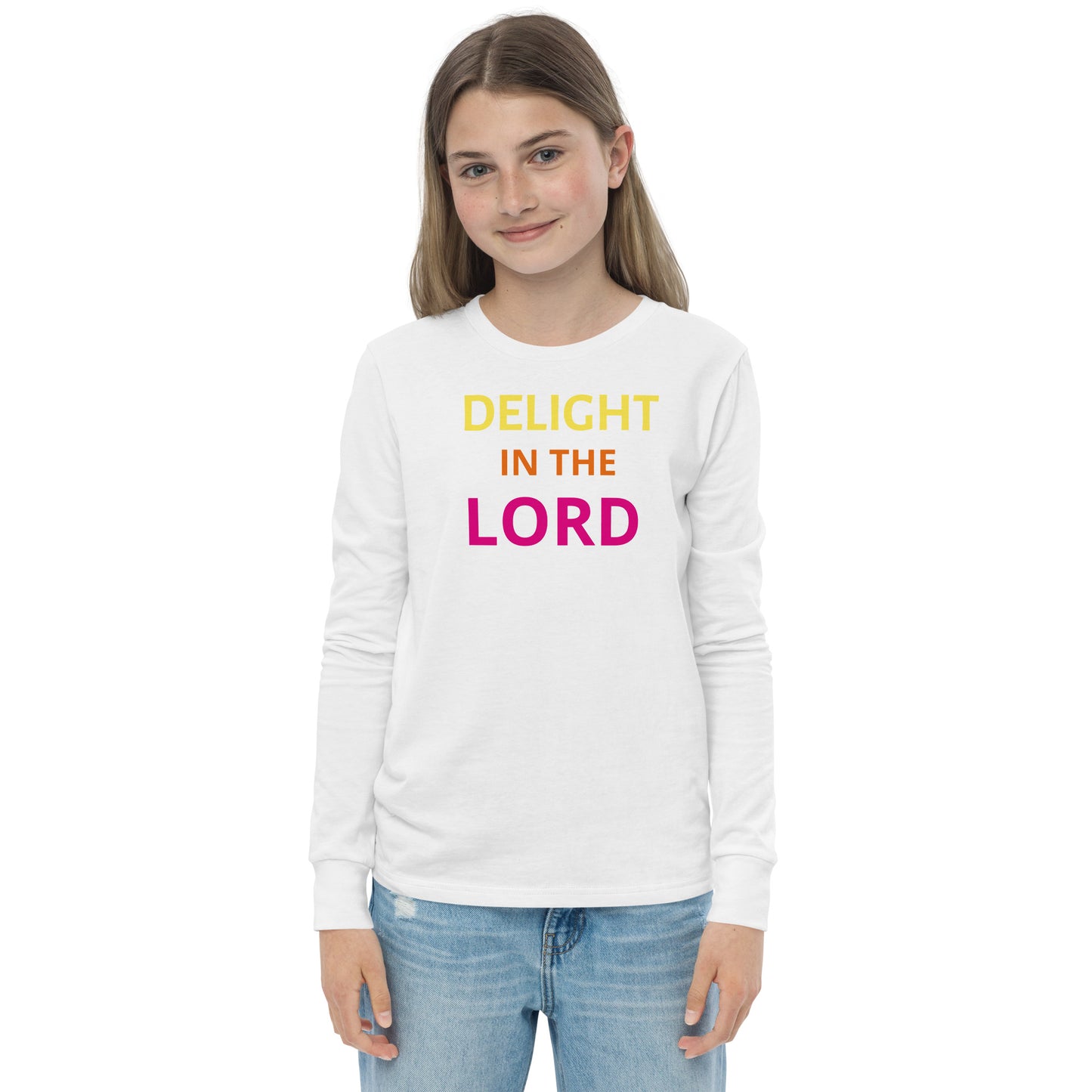 Delight In The LORD - Youth long sleeve tee