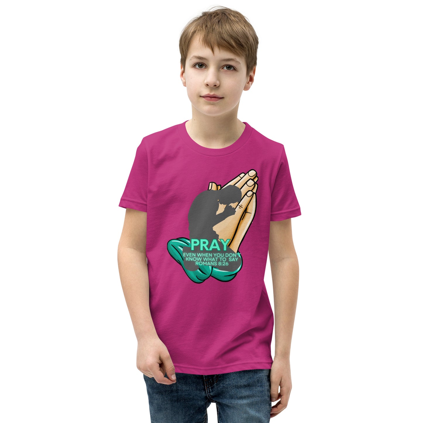 Pray - Youth Short Sleeve T-Shirt - $16.00