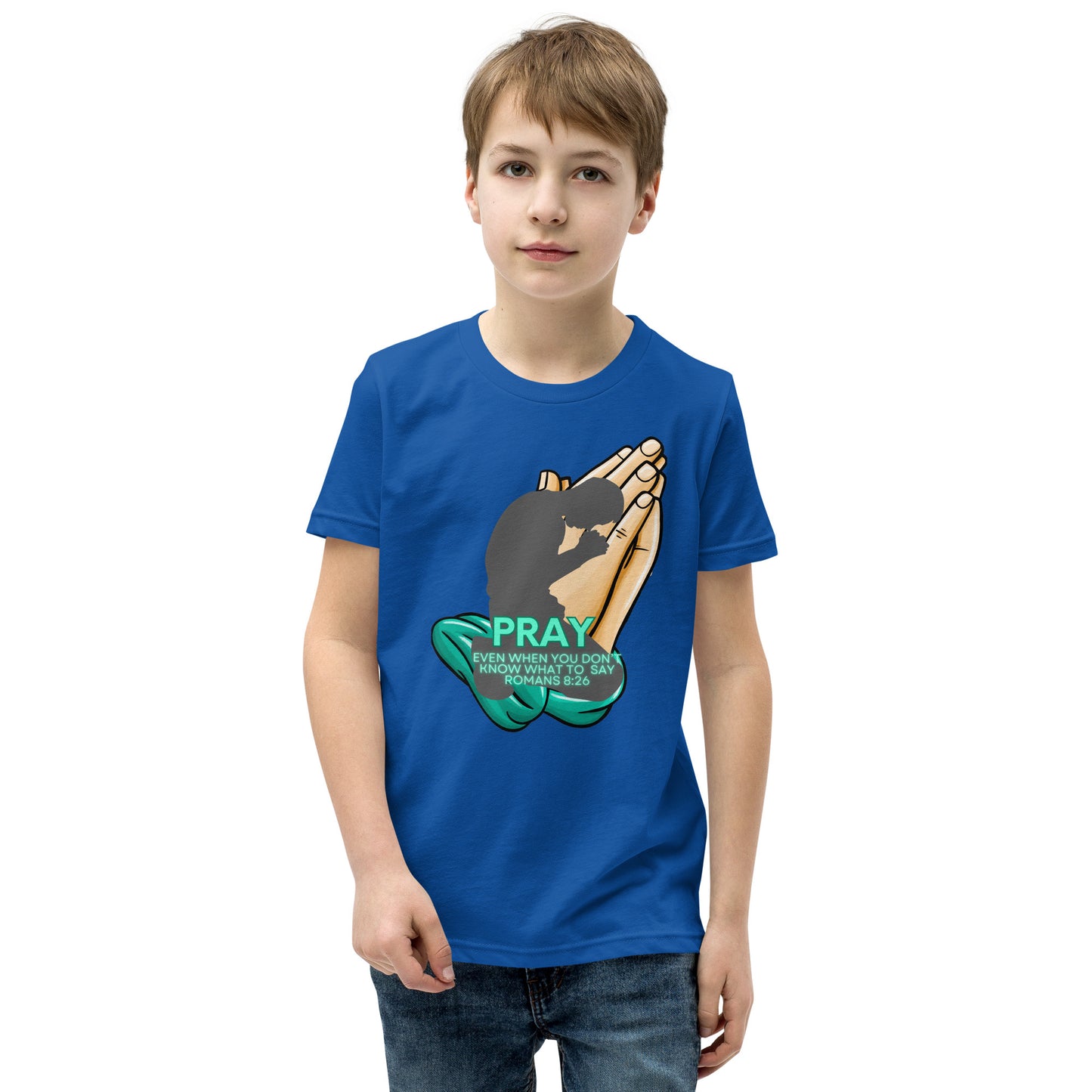 Pray - Youth Short Sleeve T-Shirt - $16.00